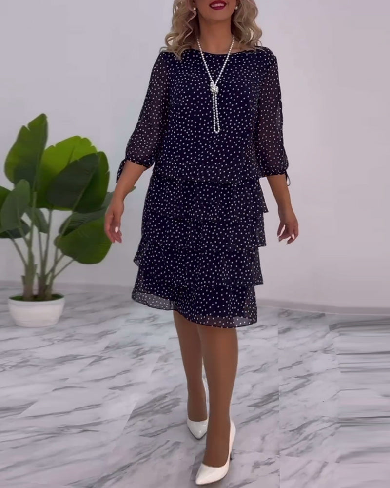 Auterelle | Elegancka sukienka w kropki
