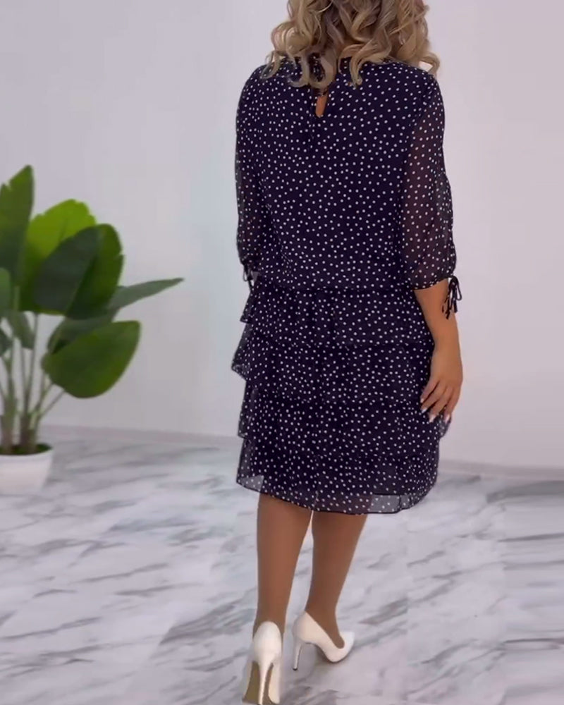 Auterelle | Elegancka sukienka w kropki