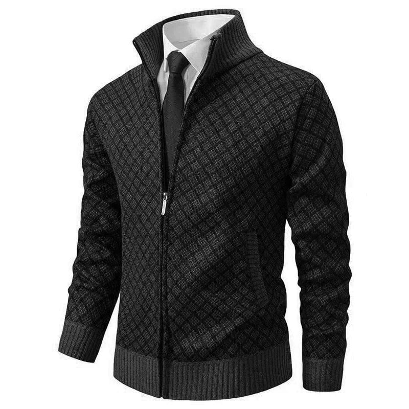 André Ferran Montpellier Zip-Up Sweater