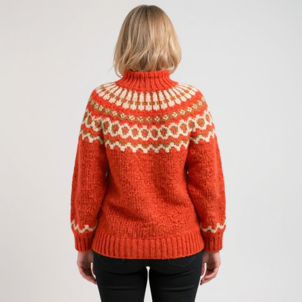 Amara | Vintage Islandzki Sweter Wełniany