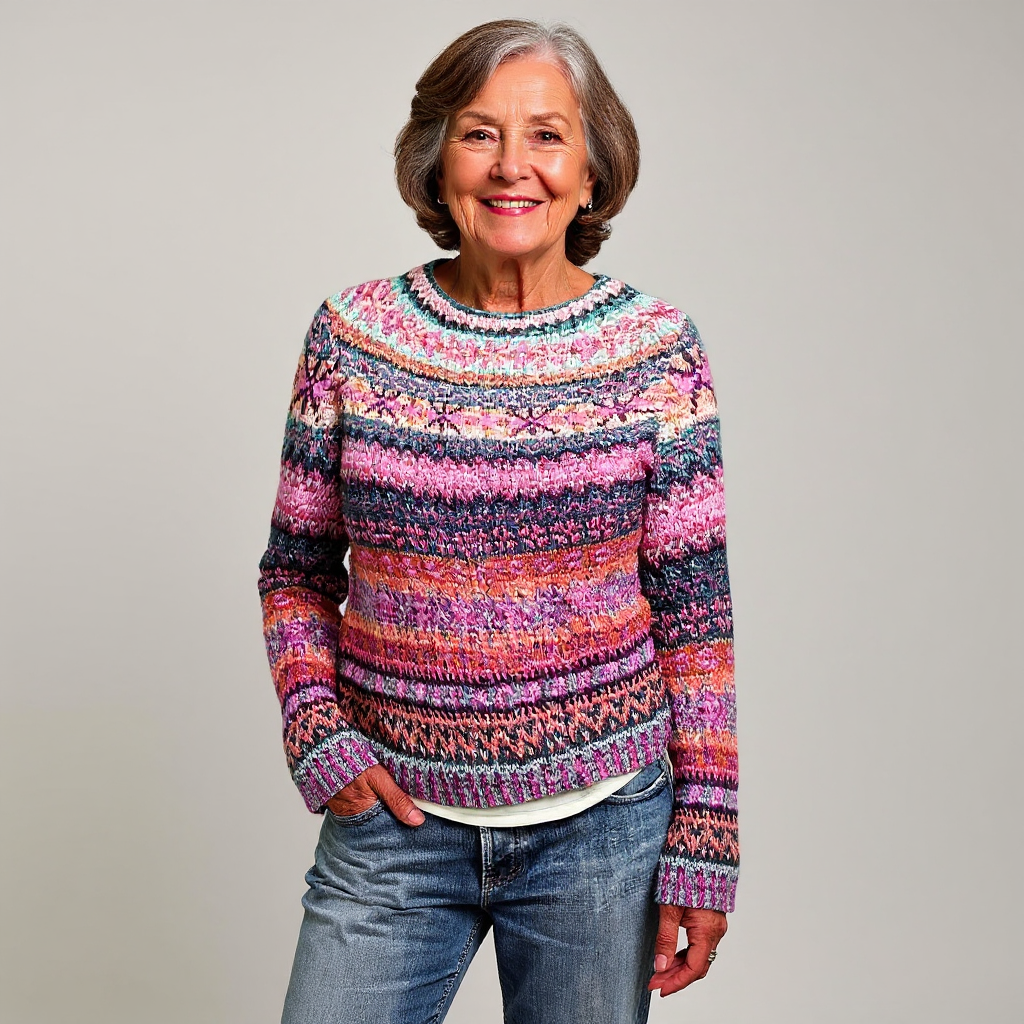 Madison | Vintage Islandzki Sweter Wełniany