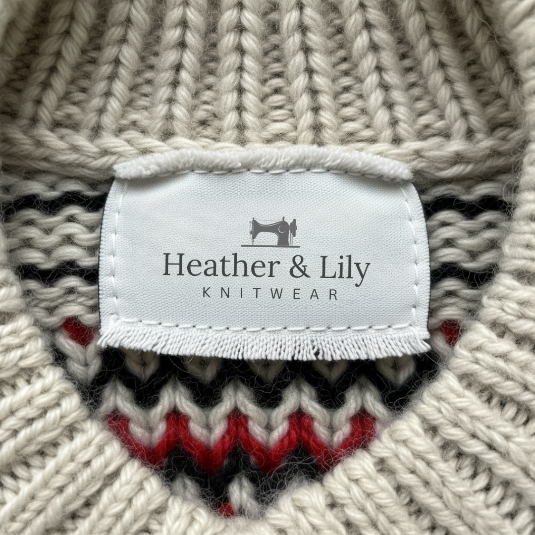 Hannah | Vintage Islandzki Sweter Wełniany
