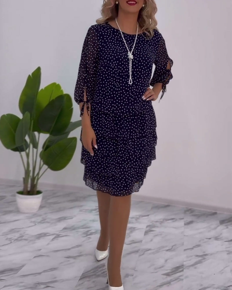 Auterelle | Elegancka sukienka w kropki