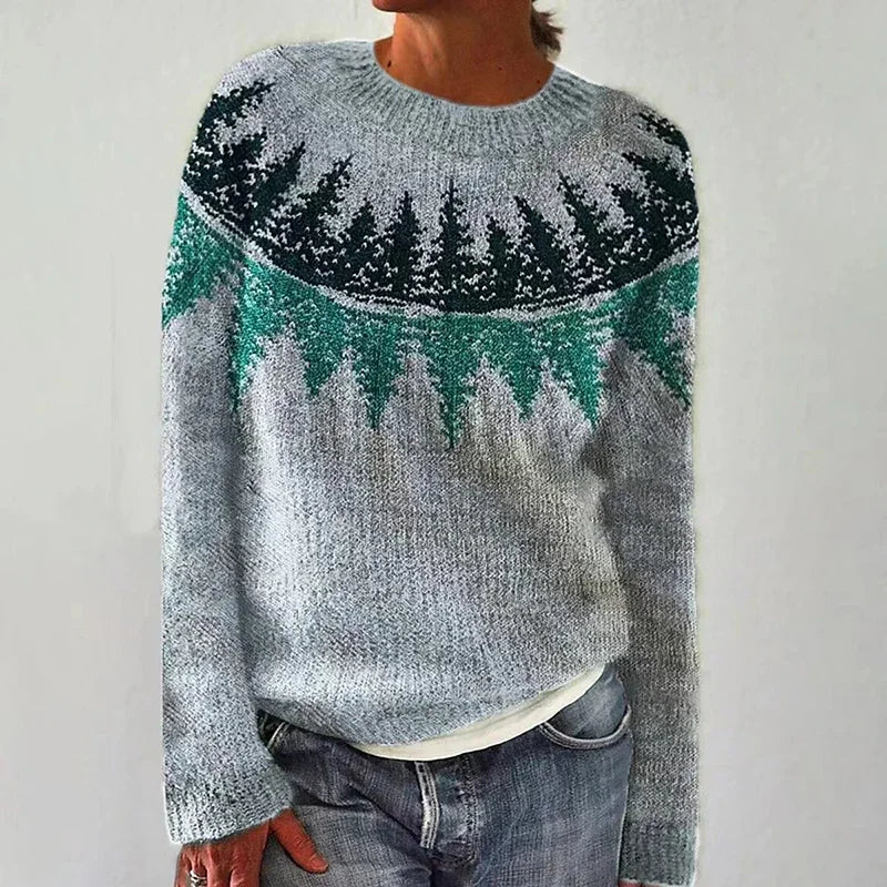 Hannah | Vintage Islandzki Sweter Wełniany