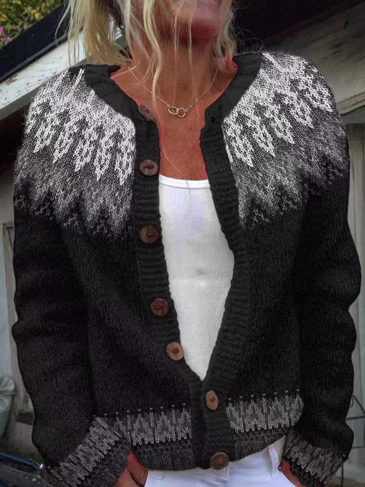 Nevaeh | Vintage Islandzki Sweter z Wełny