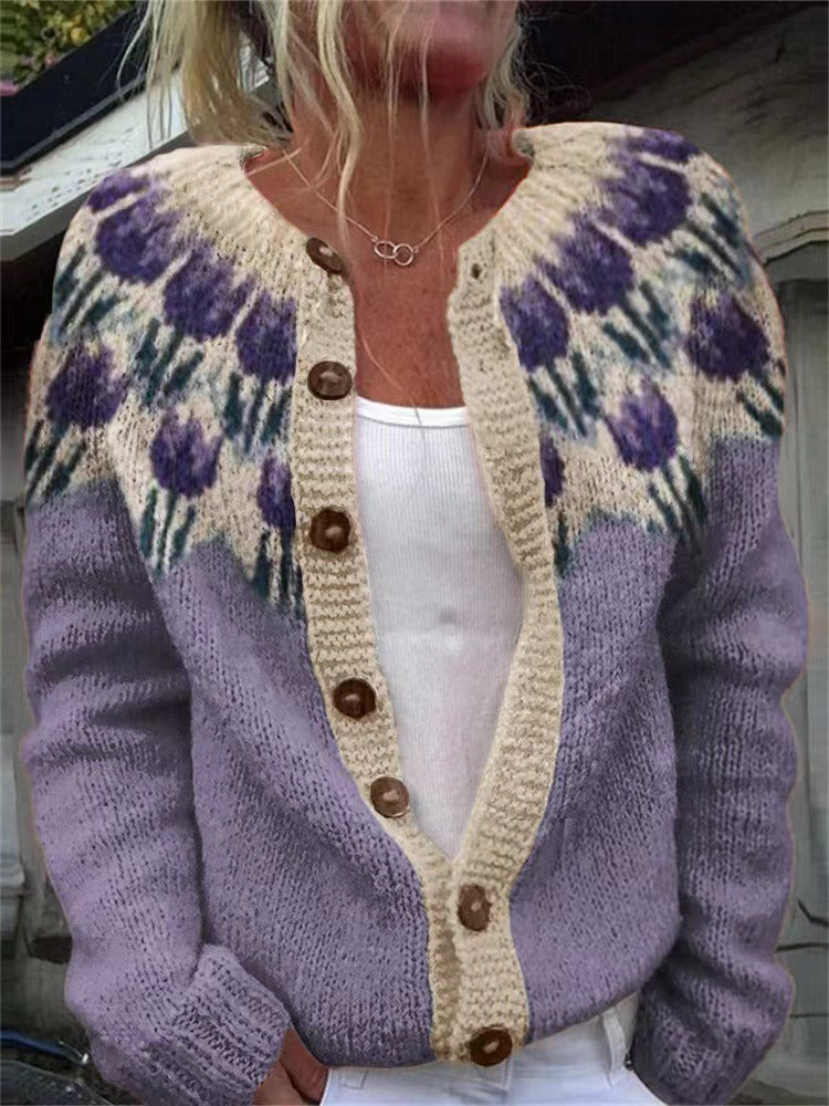 Josephine | Vintage Islandzki Sweter z Wełny