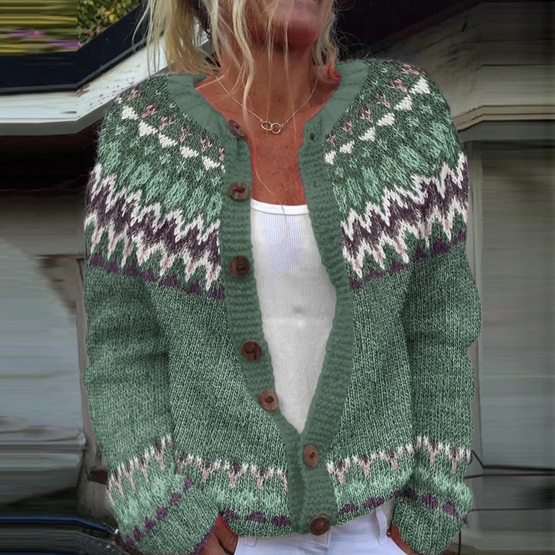 Delilah | Vintage Islandzki Sweter z Wełny