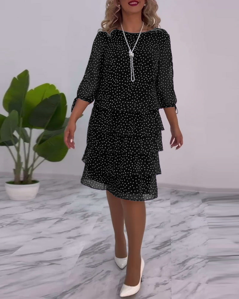 Auterelle | Elegancka sukienka w kropki