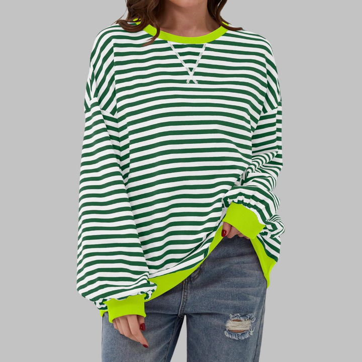 Falado - Casual w paski sweter