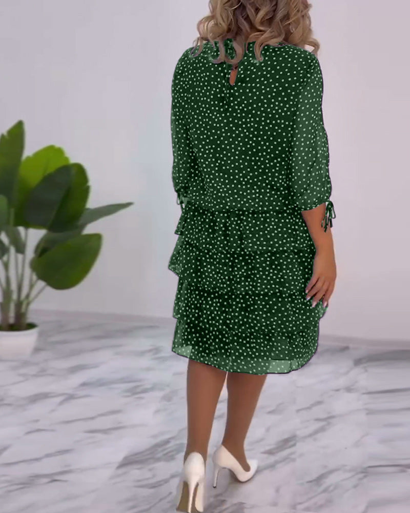 Auterelle | Elegancka sukienka w kropki