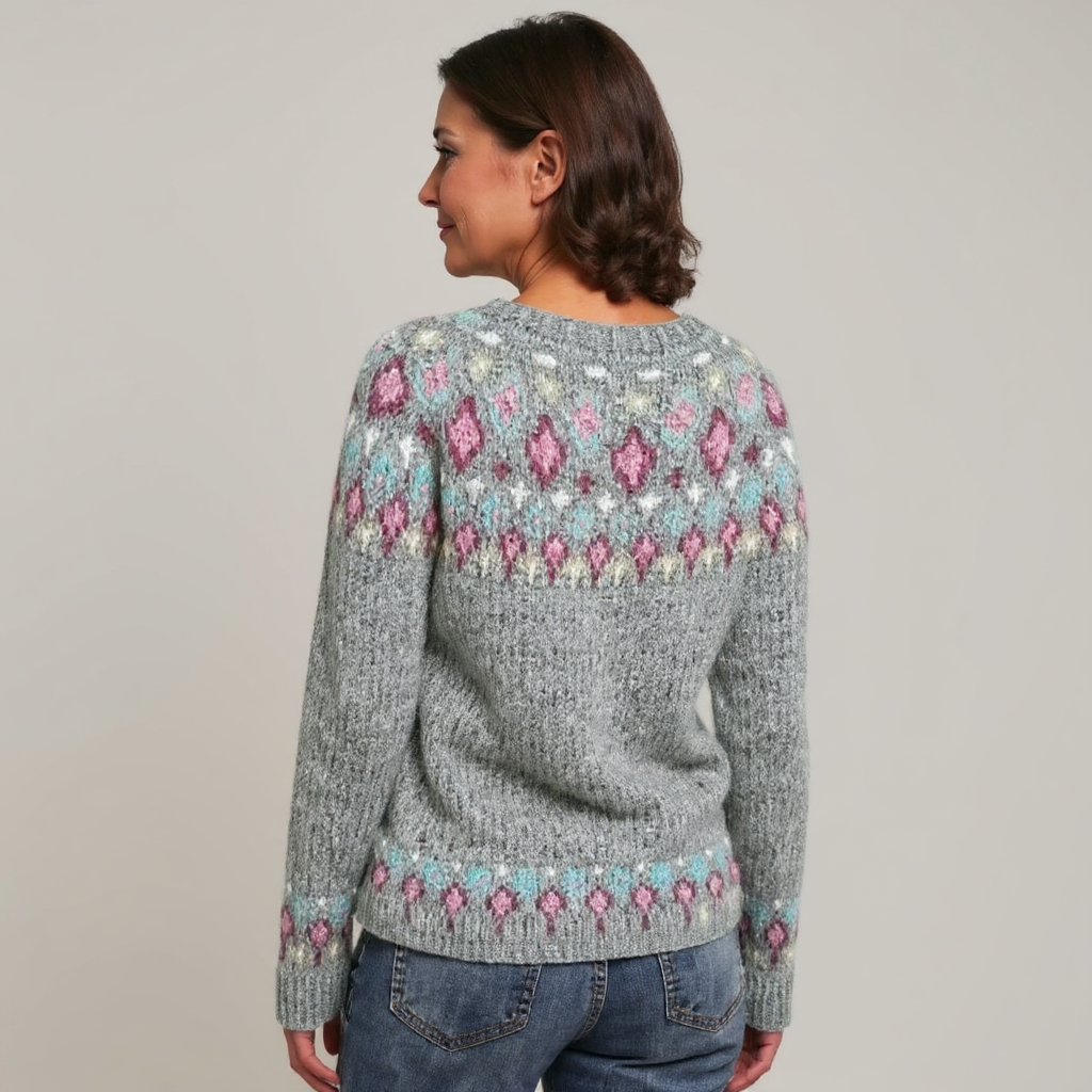 Candice | Vintage Islandzki Sweter Wełniany