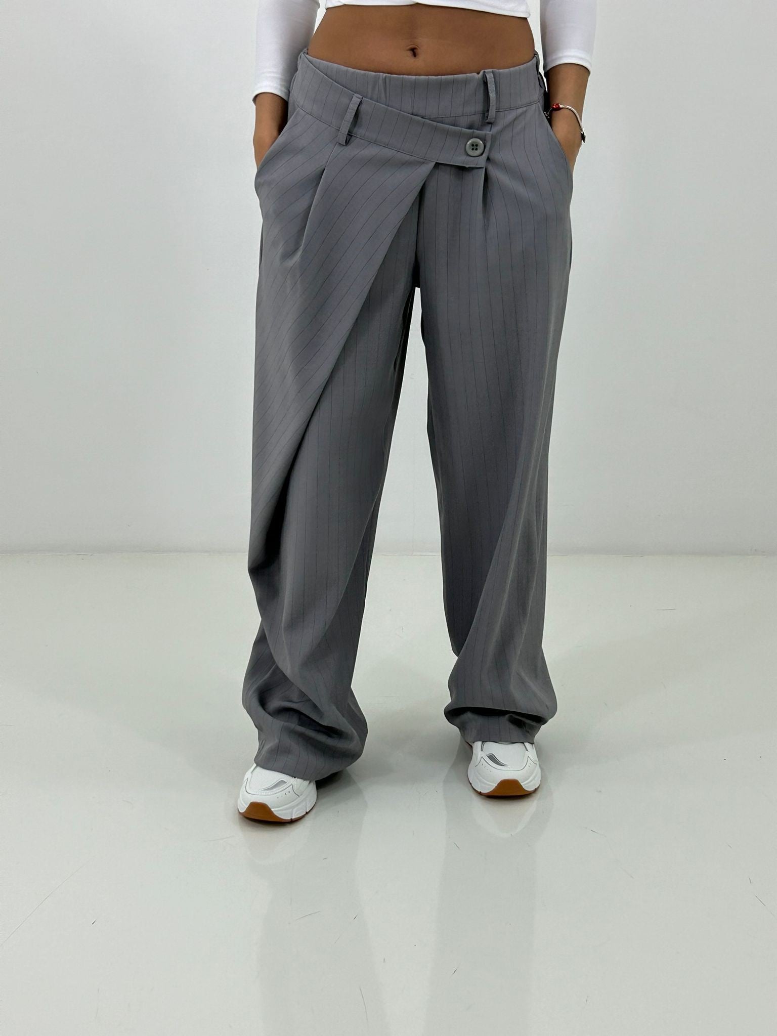 Eleganckie spodnie w paski